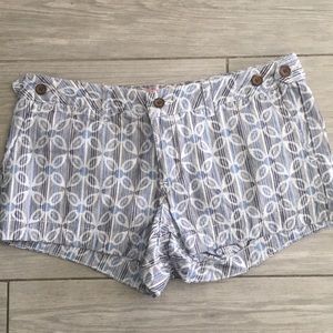 UO Blue patterned shorts
